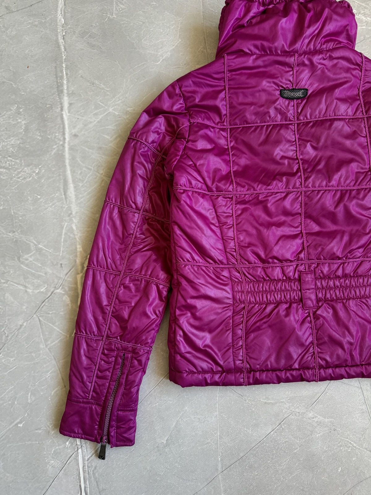 Diesel Rare Diesel Vintage High Neck Asymmetrical Bomber Jacket Size XS / US 0-2 / IT 36-38 - 16 Thumbnail