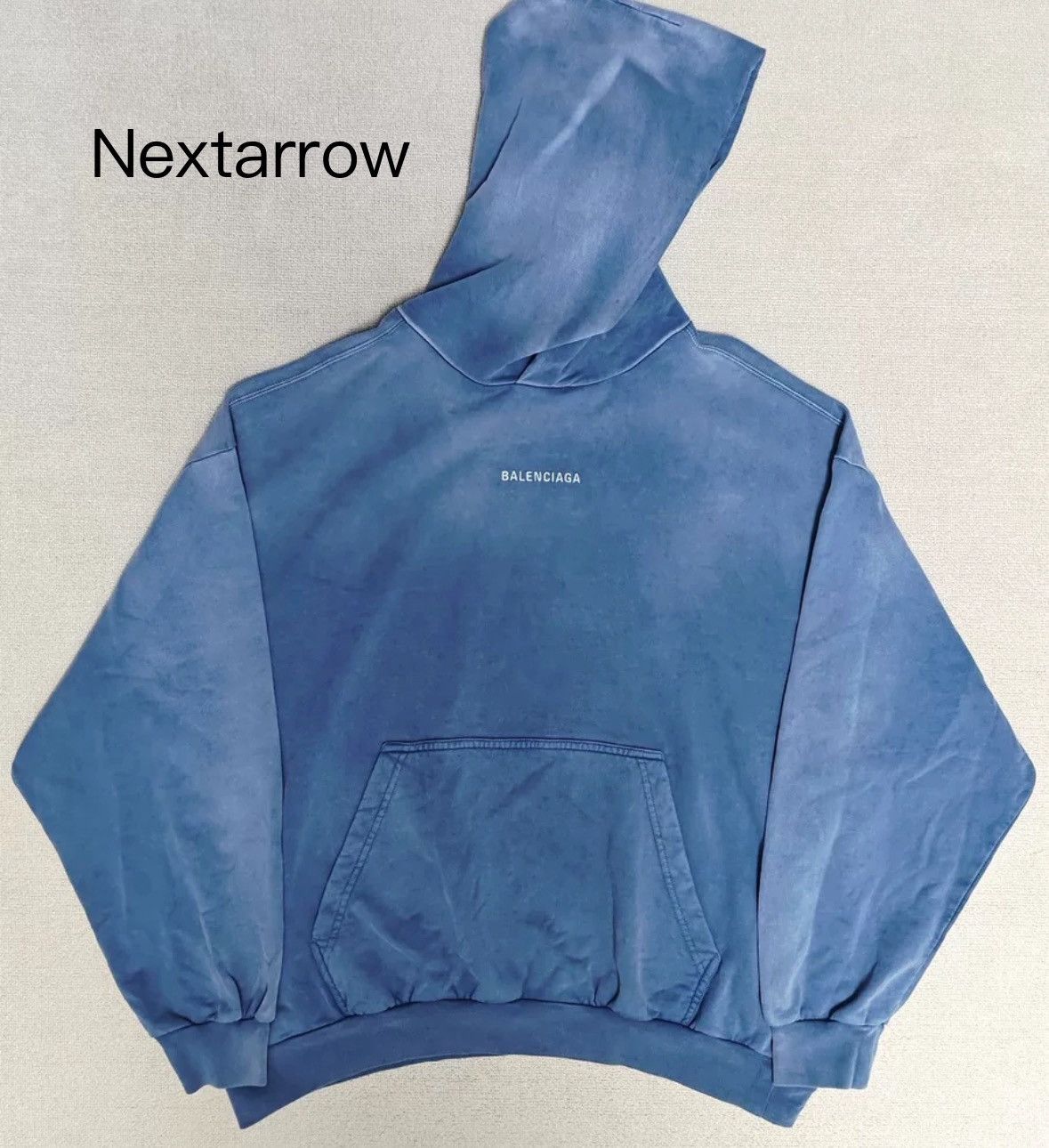 Balenciaga Balenciaga 23fw rendering gradient washed hooded sweatshirt Size US M / EU 48-50 / 2 - 1 Thumbnail
