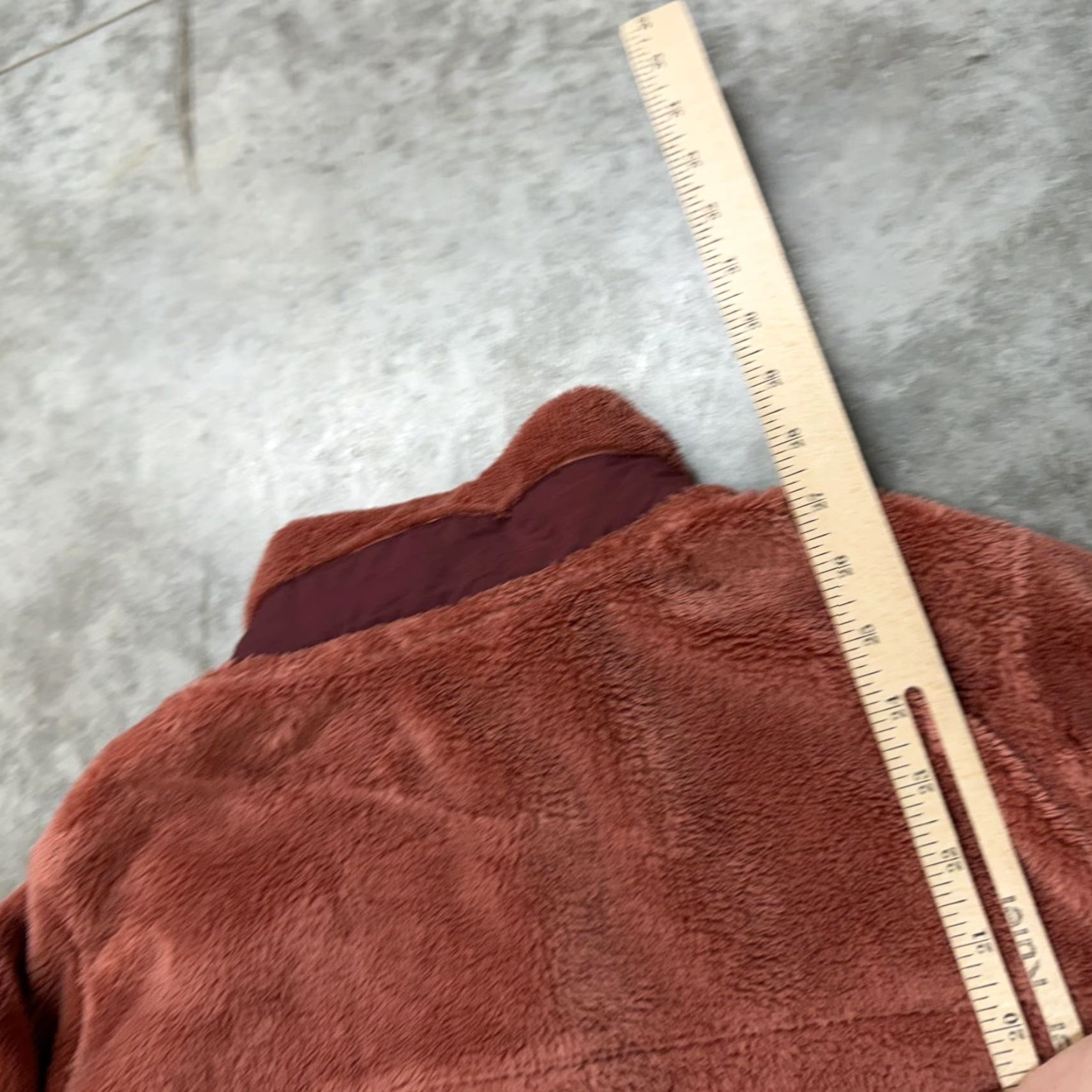 Vintage L.L. Bean Fleece Jacket Womens 1X Pink Full Zip Soft Plush Collared Pockets Size XL / US 12-14 / IT 48-50 - 8 Thumbnail