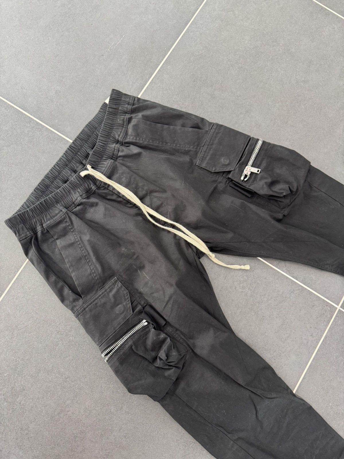 Rick Owens RICK OWENS Fogachine S/S 22 Mastadon Cargo Pants Size US 32 / EU 48 - 2 Thumbnail