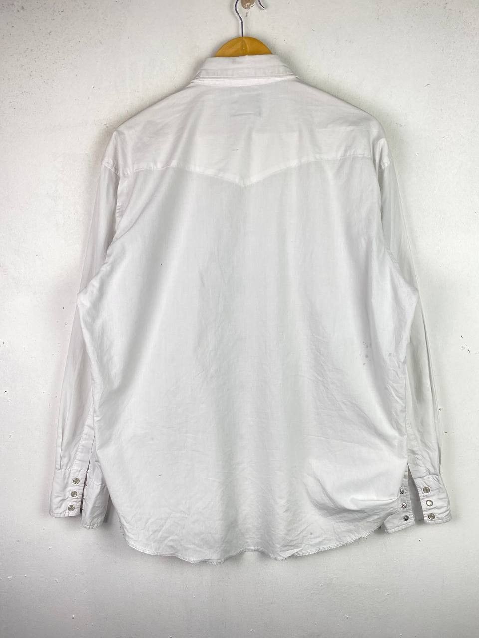 Wrangler vintage wrangler white western pearl snap button shirt Size US L / EU 52-54 / 3 - 5 Thumbnail