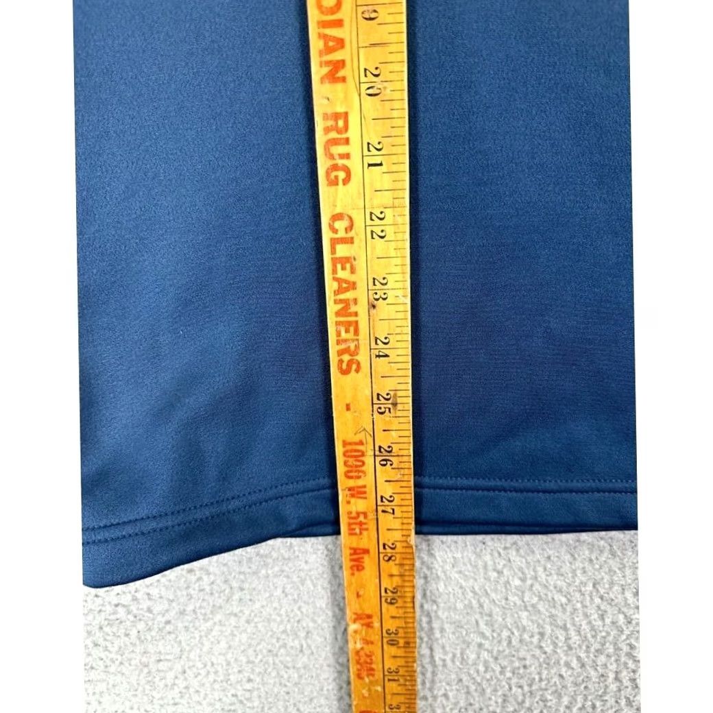 Adidas Adidas Pullover Shirt Adult Medium Blue Colorblock Quarter Snap Activewear Mens Size US M / EU 48-50 / 2 - 7 Thumbnail