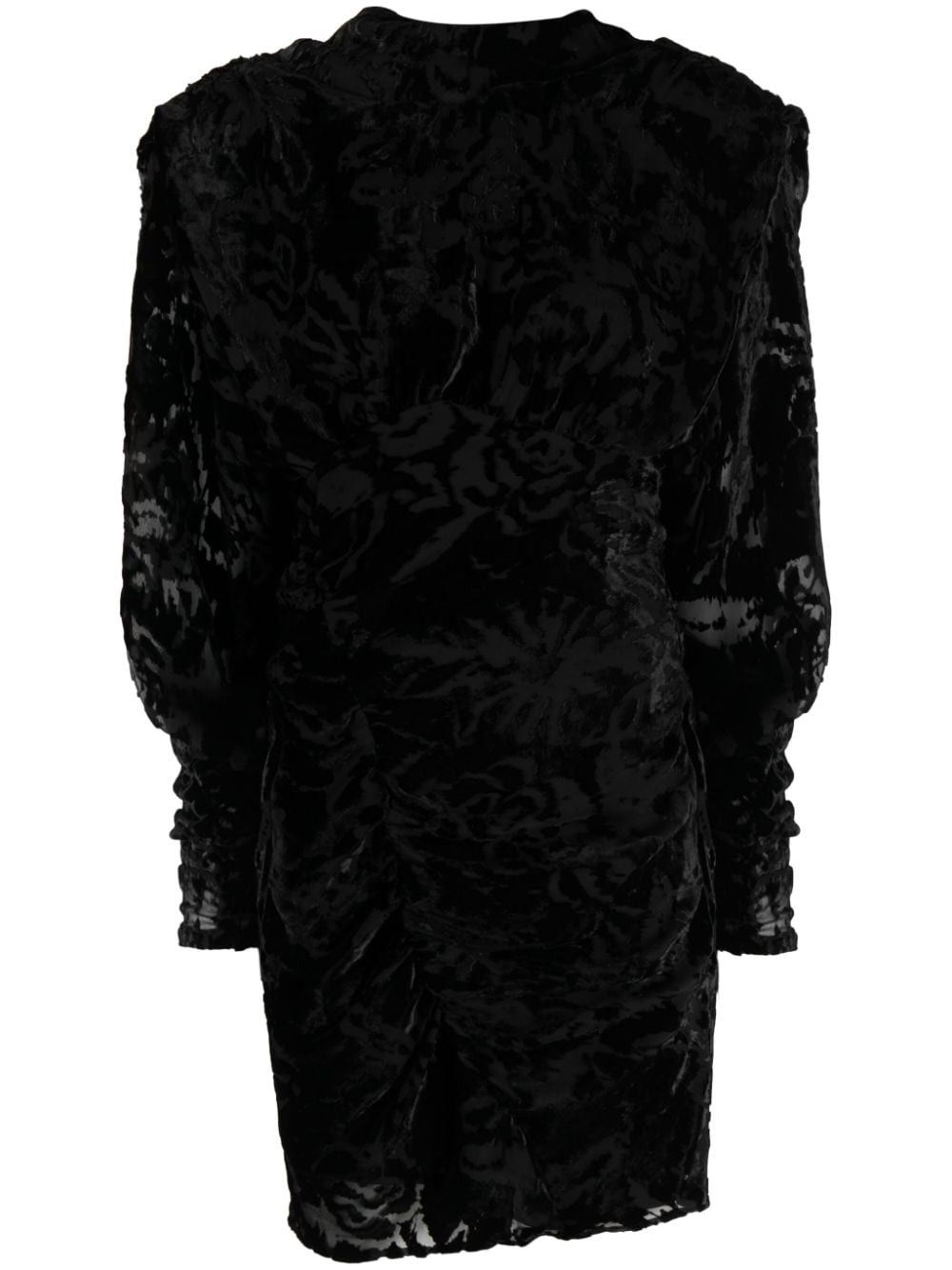 Iro NARIVO DAMASK EFFECT SHORT DRESS Size S / US 4 / IT 40 - 1 Thumbnail
