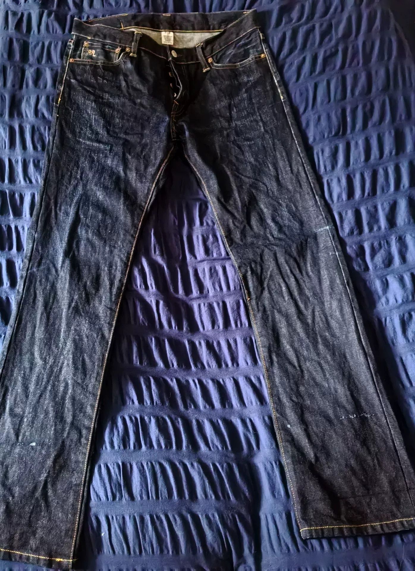 RRL Ralph Lauren RRL Ralph Lauren Vintage Raw Denim Jeans Size US 32 / EU 48 - 1 Thumbnail