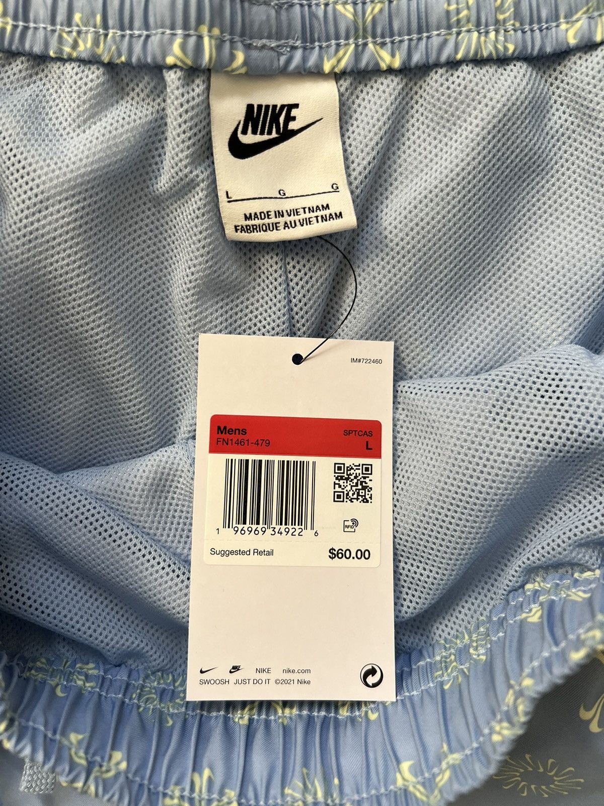 Nike Nike NSW Monogram Woven Flow Shorts Size US 32 / EU 48 - 4 Thumbnail