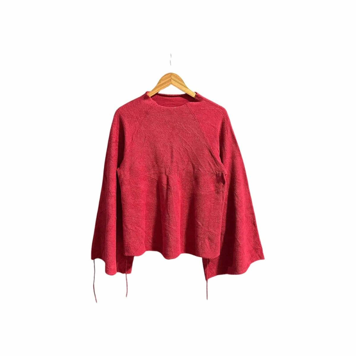 20471120 × Japanese Brand 🔥Rare Archived Sample Okiraku Deconstructed Sweater Flared Size US M / EU 48-50 / 2 - 11 Thumbnail