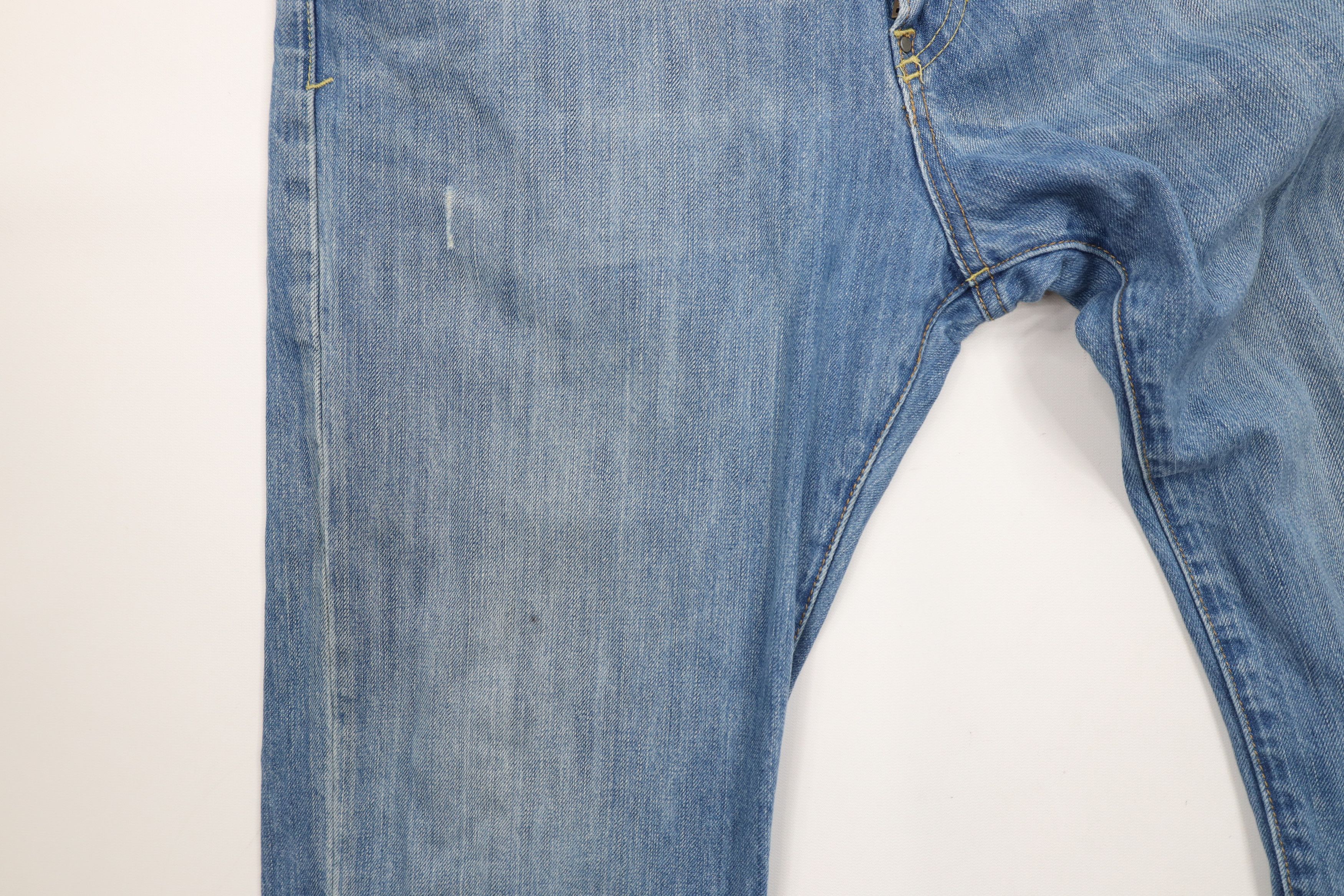 Polo Ralph Lauren × Vintage Vintage Ralph Lauren 67 Vintage Cut Wide Leg Jeans Blue Size US 33 - 7 Thumbnail