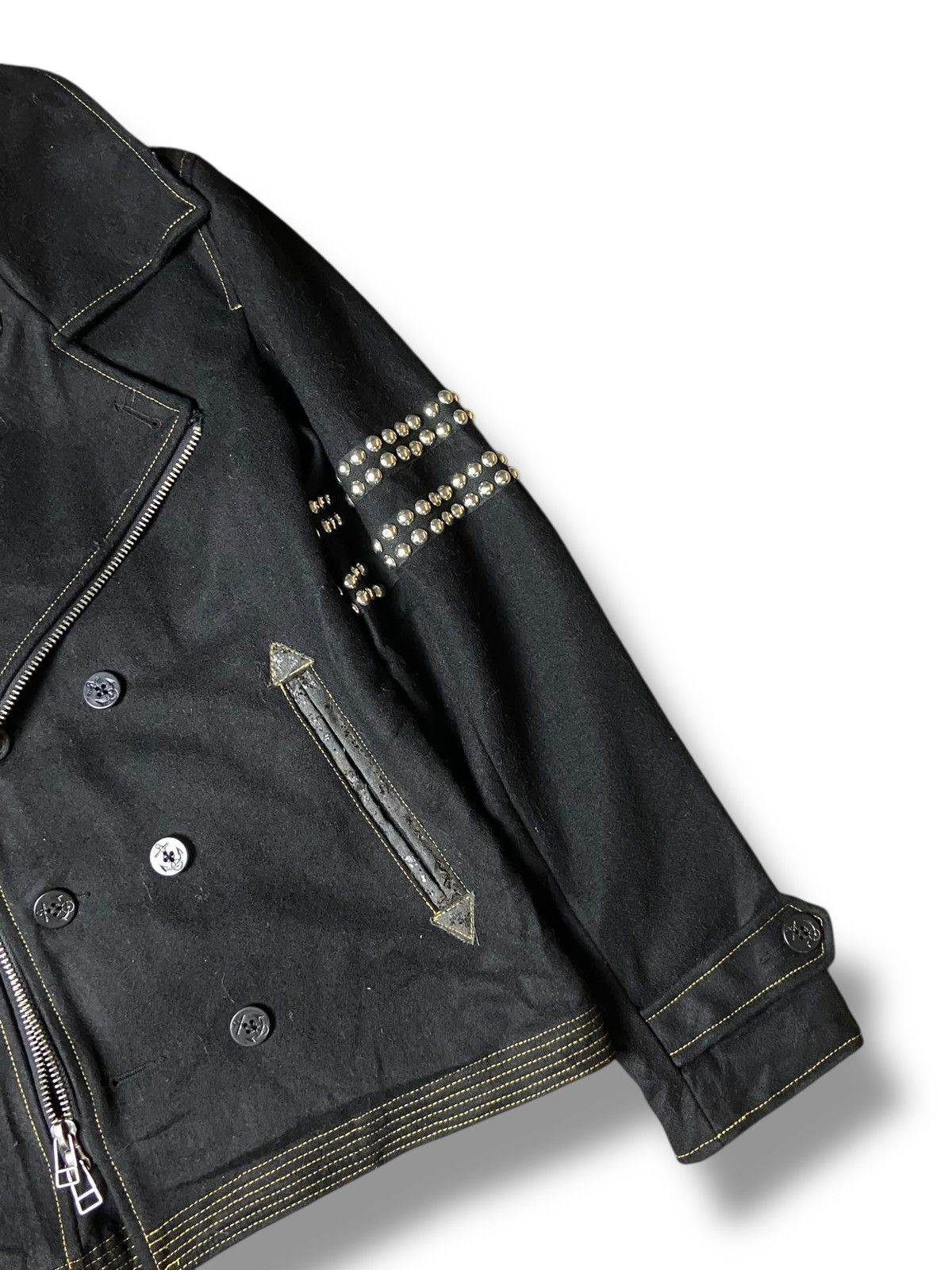 Japanese Brand × Seditionaries × Vintage Vintage GENNARO Punk Double Breasted Wool Jacket (125) Size US M / EU 48-50 / 2 - 5 Thumbnail
