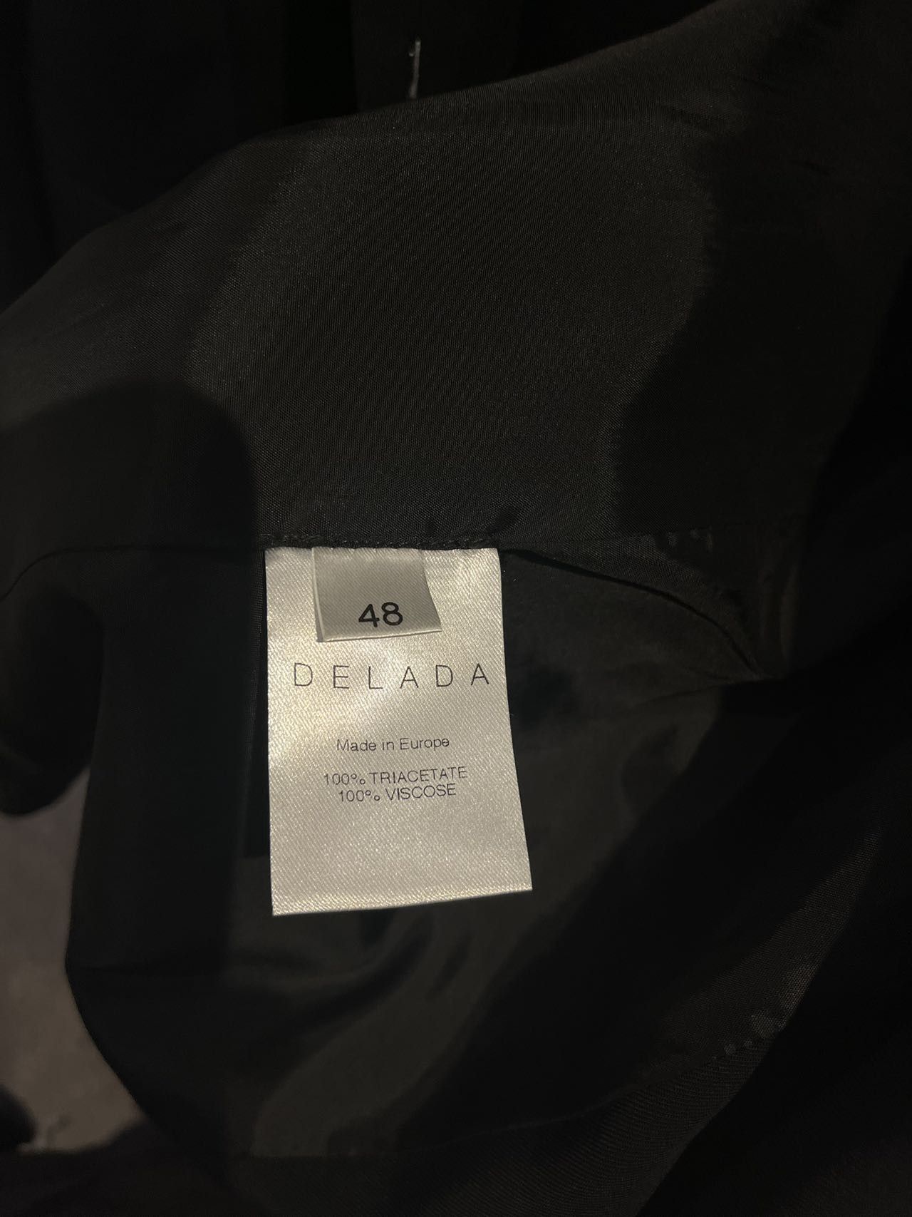 DELADA DELADA Double-layer suit, slightly oxidized sleeves Size 48R - 4 Thumbnail