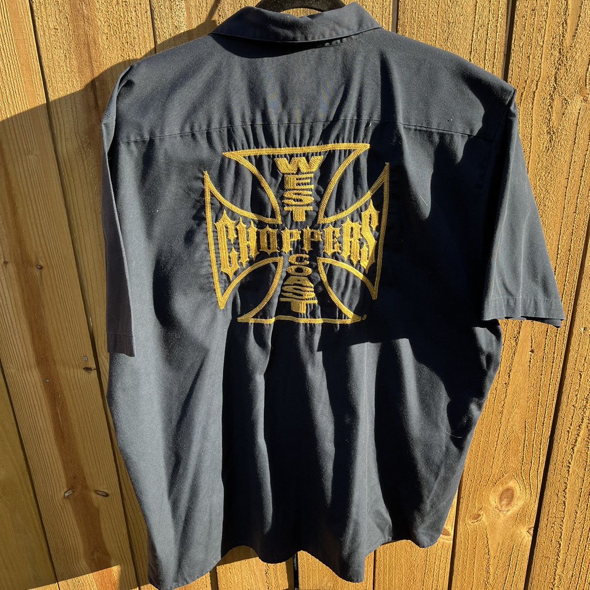 Vintage Vtg 1990s WCC Workmen Shirt / Jesse James Workwear Size US XL / EU 56 / 4 - 1 Thumbnail