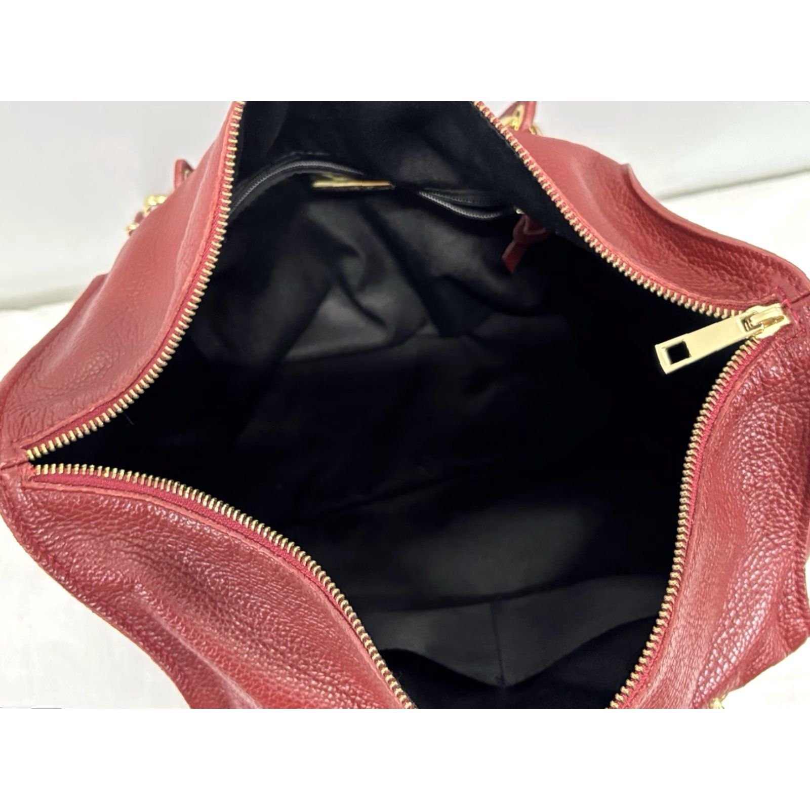 Vintage VINTAGE Laura Di Maggio Large Red Leather Crossbody Bag Purse Made in Italy Classic Women's Size ONE SIZE - 7 Thumbnail
