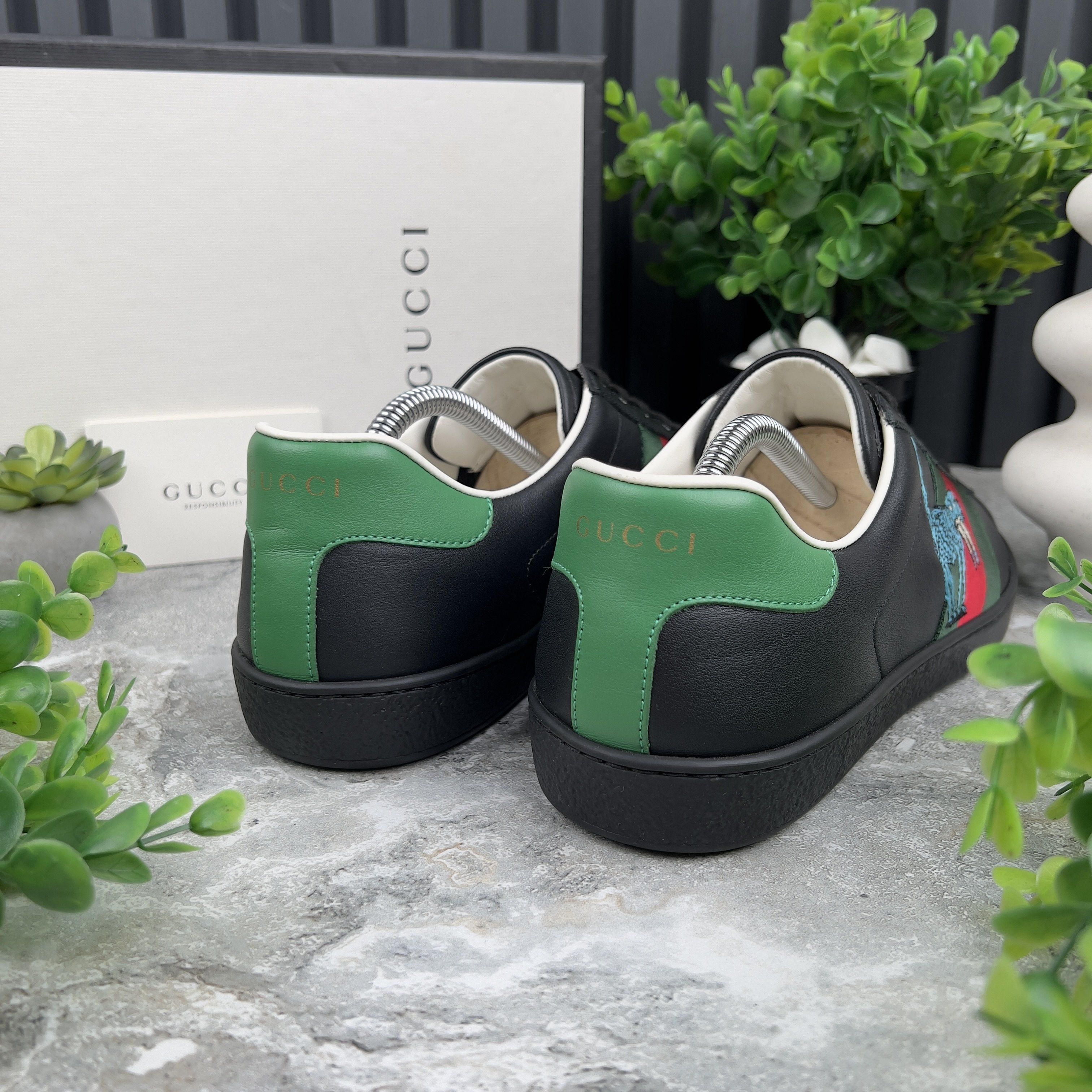 Gucci Ace Sneakers Web Freya Hartas Leather Size US 9.5 / EU 42-43 - 10 Thumbnail