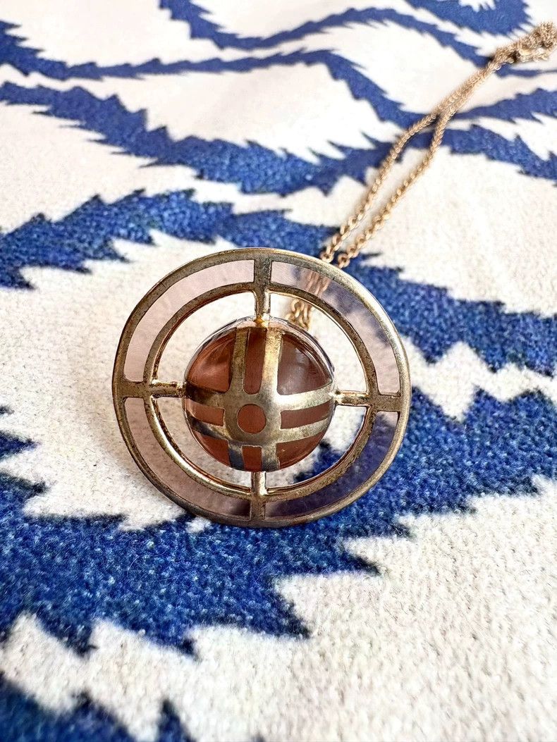 Vivienne Westwood Vivienne Westwood Vintage Pink Jelly Orb Planet Necklace Size ONE SIZE - 5 Thumbnail