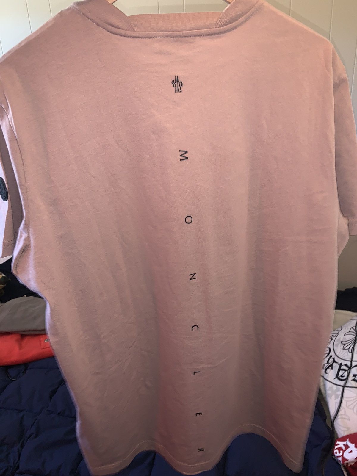 Moncler Rose pink Moncler athletic tee Size US XXL / EU 58 / 5 - 2 Thumbnail