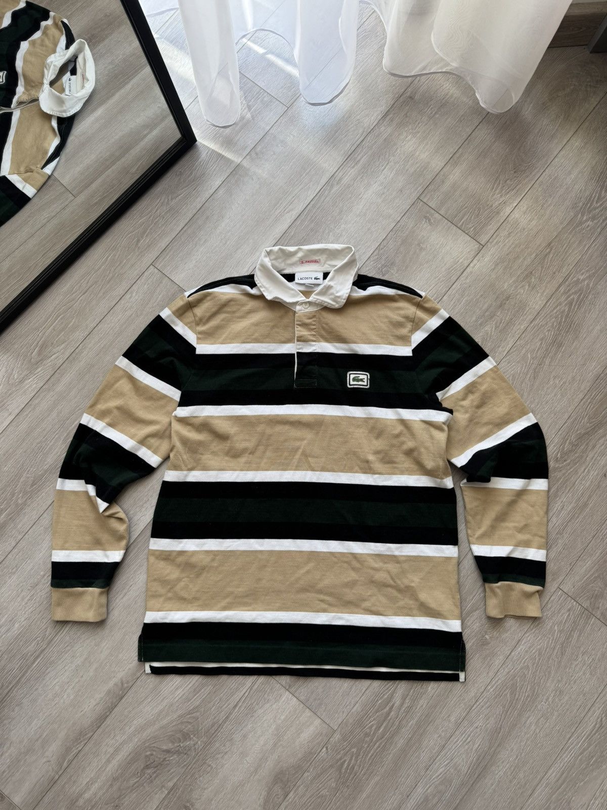 Y2K Lacoste Rugby Polo Long sleeve shirt