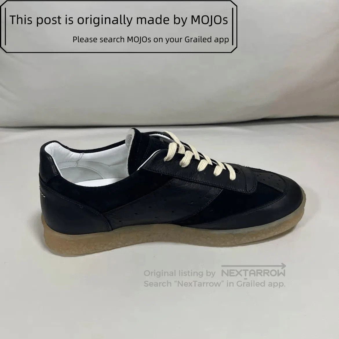 Maison Margiela Sz 42 Maison Margiela MM6 Bubber Bottom Black Trainner. Size US 9 / EU 42 - 4 Thumbnail