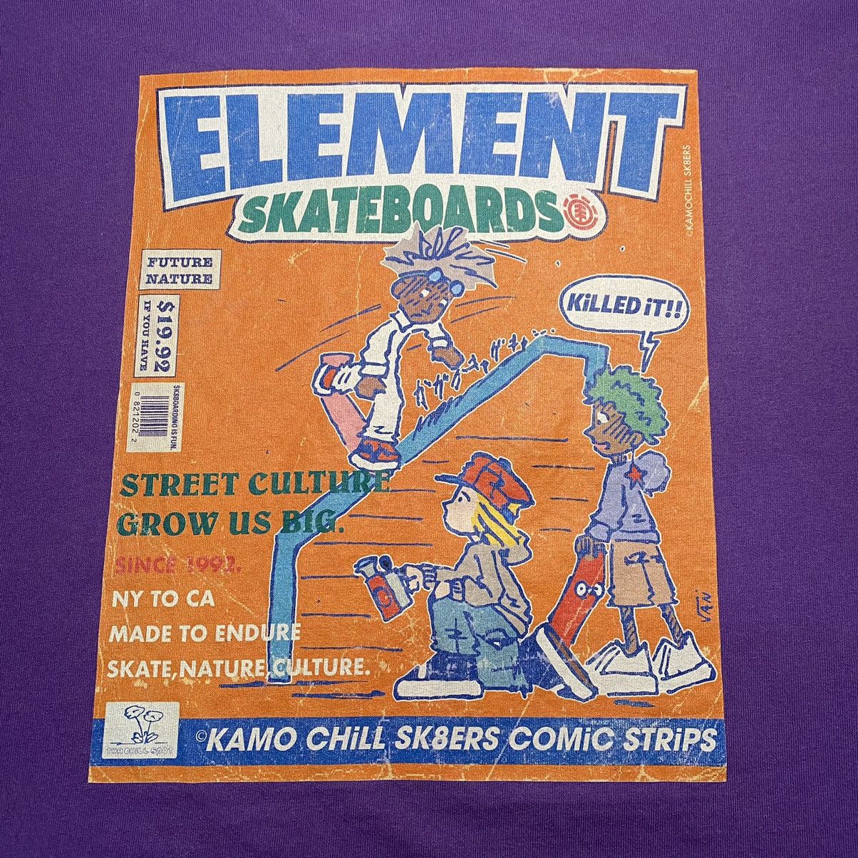 Element × Shorty's Skateboards Element Skateboards Kamo Chill Sk8ers Comic Strips Tee Size US XL / EU 56 / 4 - 9 Thumbnail