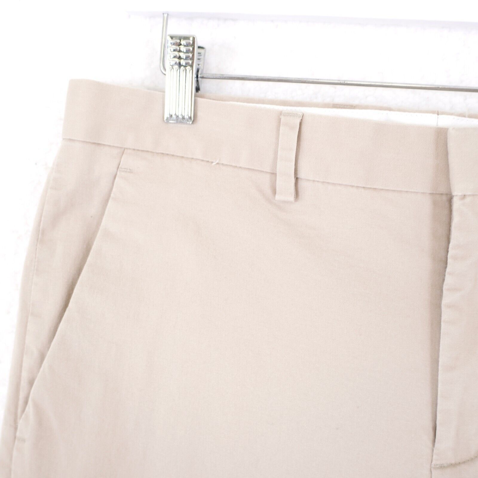 Express Express Producer Tan Cotton 34/33 Chino Pants Mid Rise Flat Size US 34 / EU 50 - 2 Thumbnail