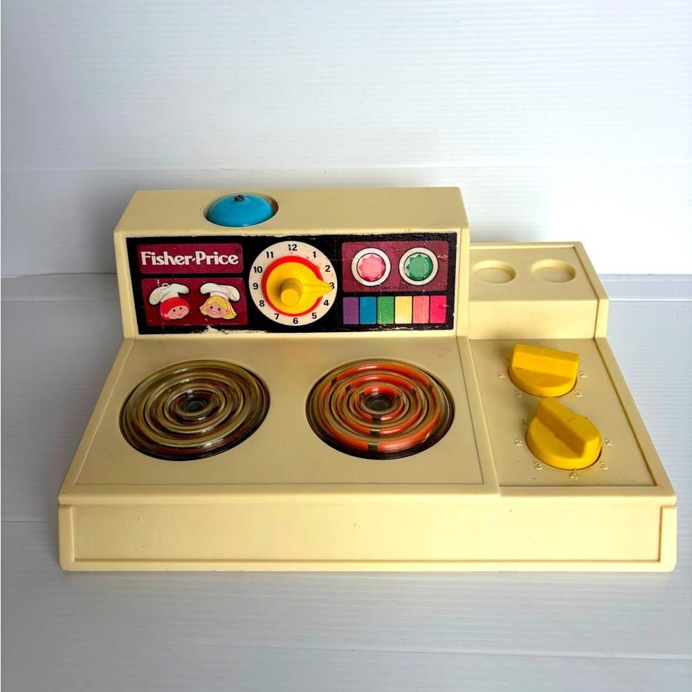 Designer Vintage 1978 Fisher Price Toys - Fun with Food Kitchen Stove Size ONE SIZE - 1 Thumbnail