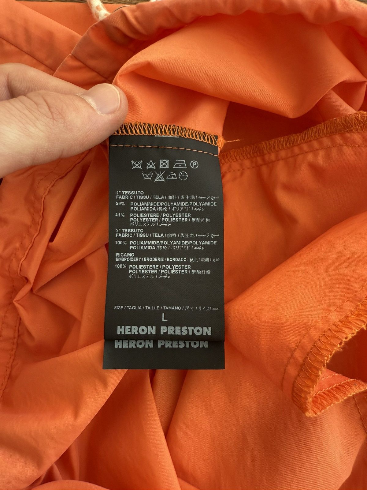 Heron Preston Heron Preston Half Zip Windbreaker Parka Size US L / EU 52-54 / 3 - 4 Thumbnail