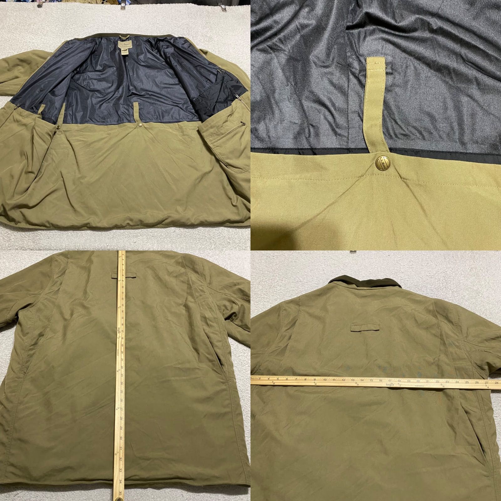 Vintage VINTAGE L.L. Bean Mens XLT Jacket Brown Field Coat Corduroy Collar Convertible Trench Size US XL / EU 56 / 4 - 8 Thumbnail