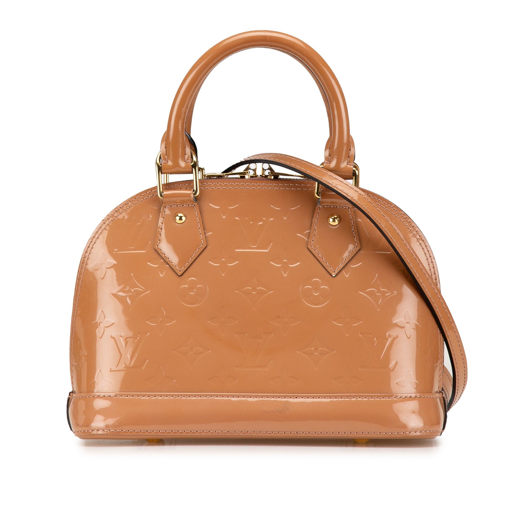 Louis Vuitton Louis Vuitton Monogram Vernis Alma BB Brown Size ONE SIZE - 1 Thumbnail