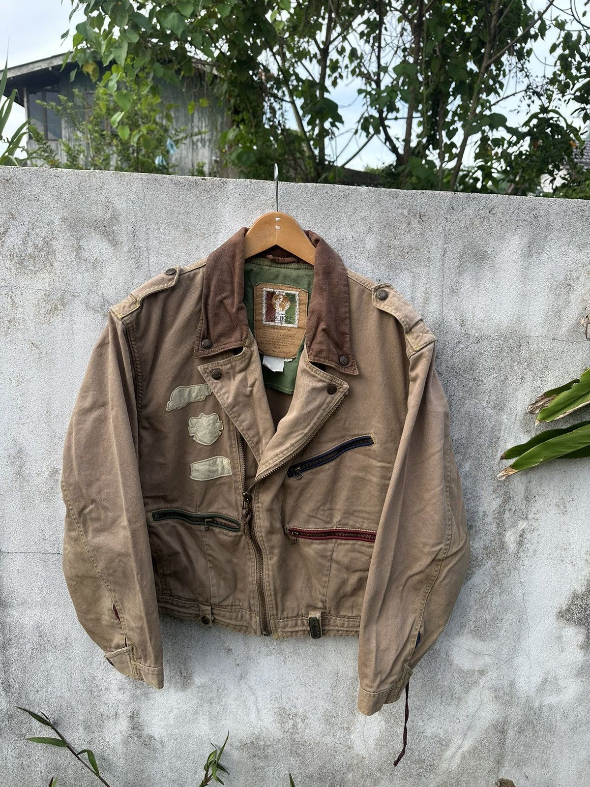 Vintage Machope Double collar jacket Size US L / EU 52-54 / 3 - 6 Thumbnail