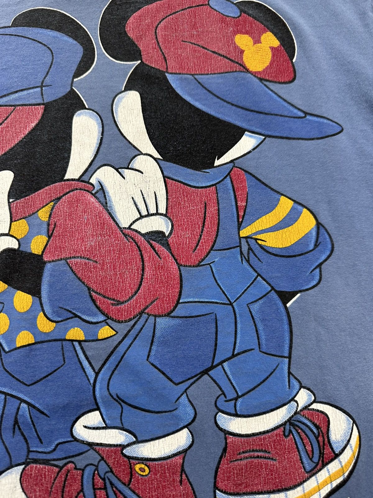 Disney Vintage 90s Disney Mickey Minnie Double Sided Florida Shirt Size US M / EU 48-50 / 2 - 8 Thumbnail