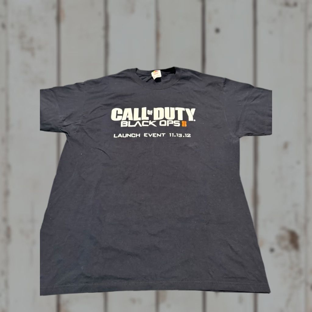 Vintage VINTAGE Call of Duty Black Ops II T-Shirt Men XL Black Cotton Video Game Y2K Size US XL / EU 56 / 4 - 1 Thumbnail