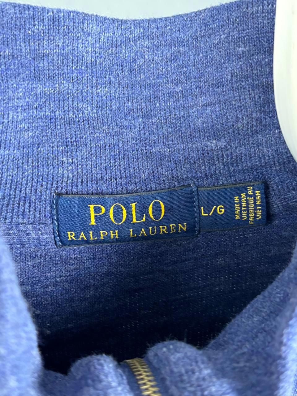 Designer Vintage 90’s Polo Ralph Lauren Quarter Zip Sweater.Size L Size ONE SIZE - 4 Thumbnail