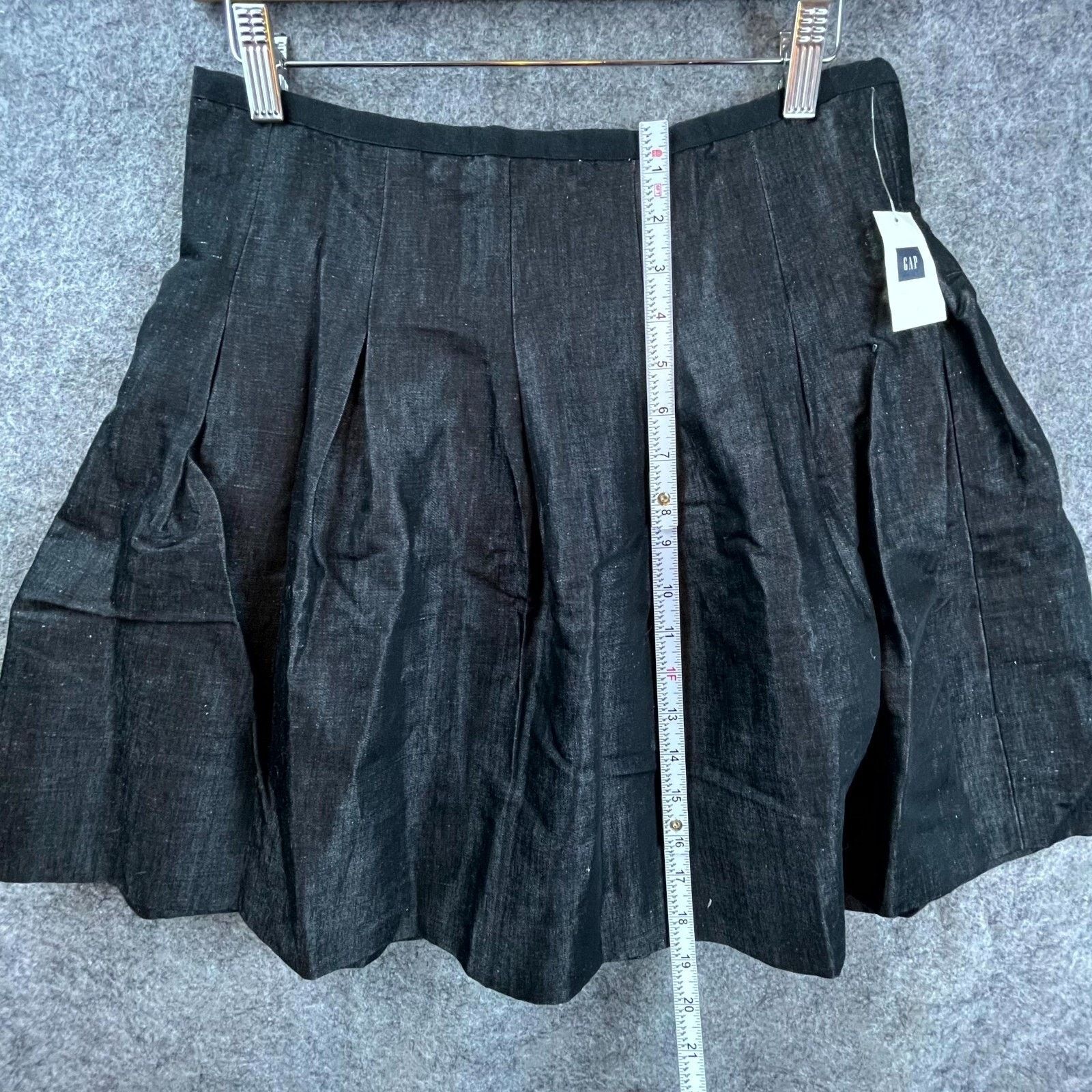 Gap Gap Skirt Women 4 Denim 90s Grunge Y2K Dark Fairy Schoolgirl Size 27" / US 4 / IT 40 - 4 Thumbnail