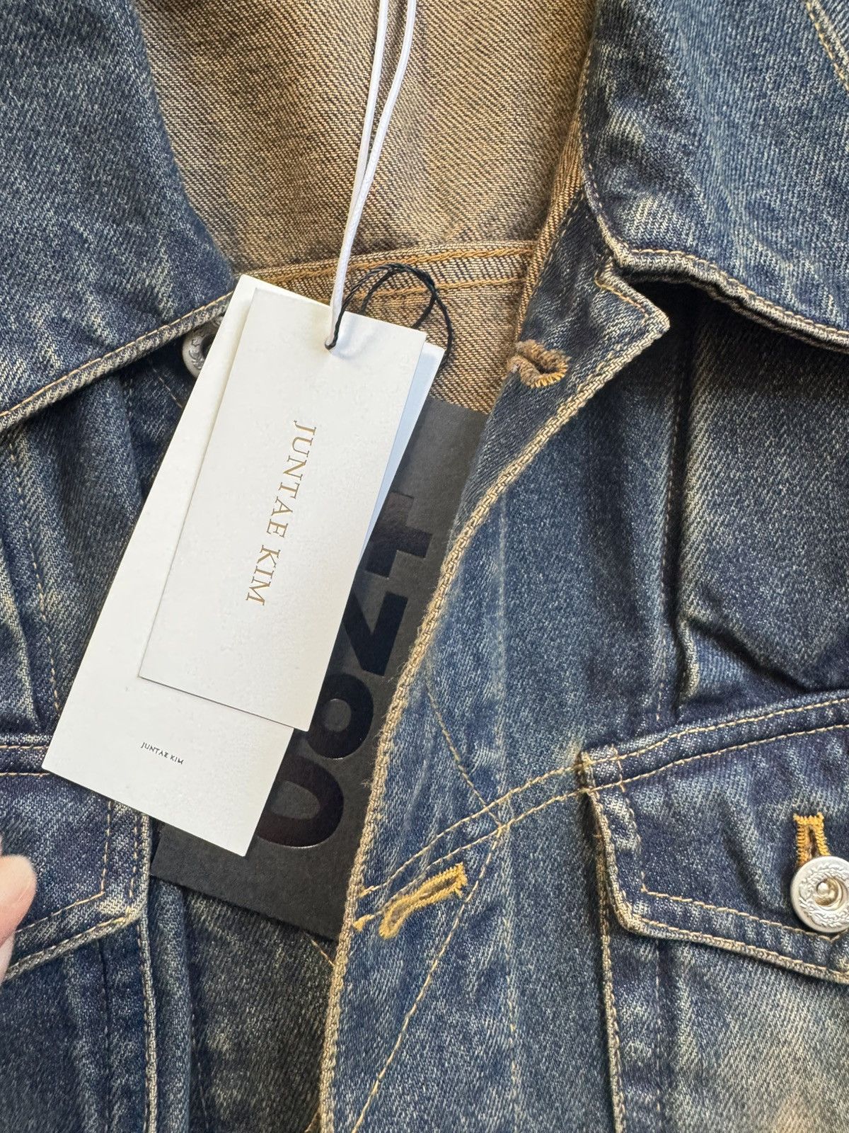 Juntae Kim Juntae Kim gathered denim jacket Size US S / EU 44-46 / 1 - 2 Thumbnail