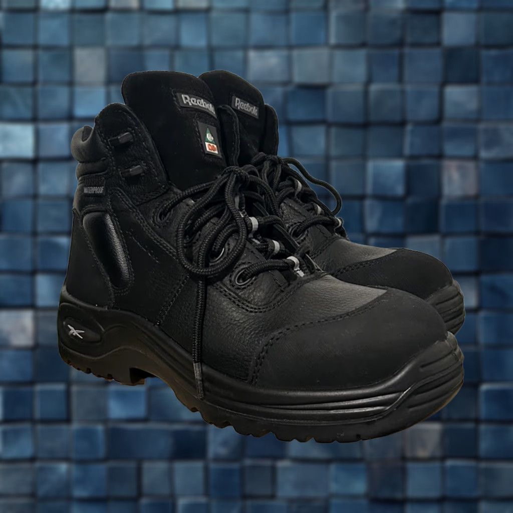 Reebok VINTAGE Reebok Trainex Sport Black Work Boots RB6765 Mens 5.5W Women 7.5W Size US 6 / IT 36 - 1 Thumbnail