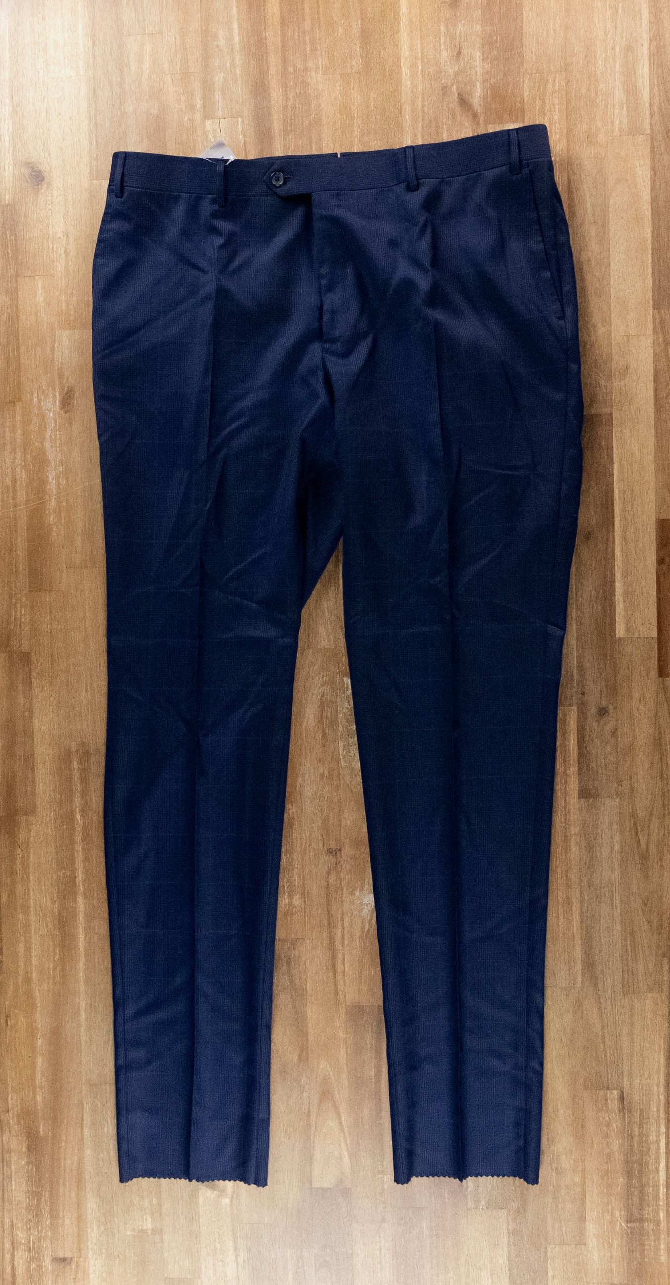 Corneliani CORNELIANI blue glenplaid wool pants Size 40 US / 56 IT Size US 40 / EU 56 - 1 Thumbnail