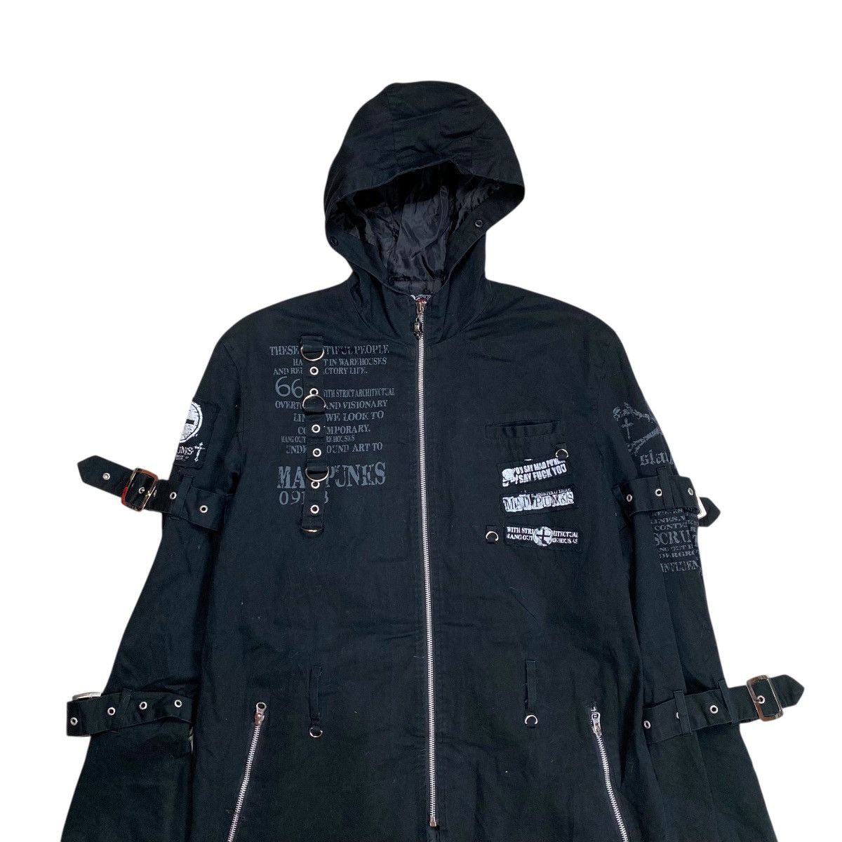 Japanese Brand Mad Punk Seditionaries Bondage Parka Jacket Size US L / EU 52-54 / 3 - 3 Thumbnail