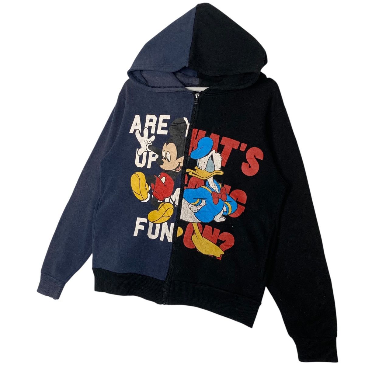 Other Vintage Disney Mickey Mouse Hoodie Sweater Black/Blue Size M Size US M / EU 48-50 / 2 - 2 Thumbnail