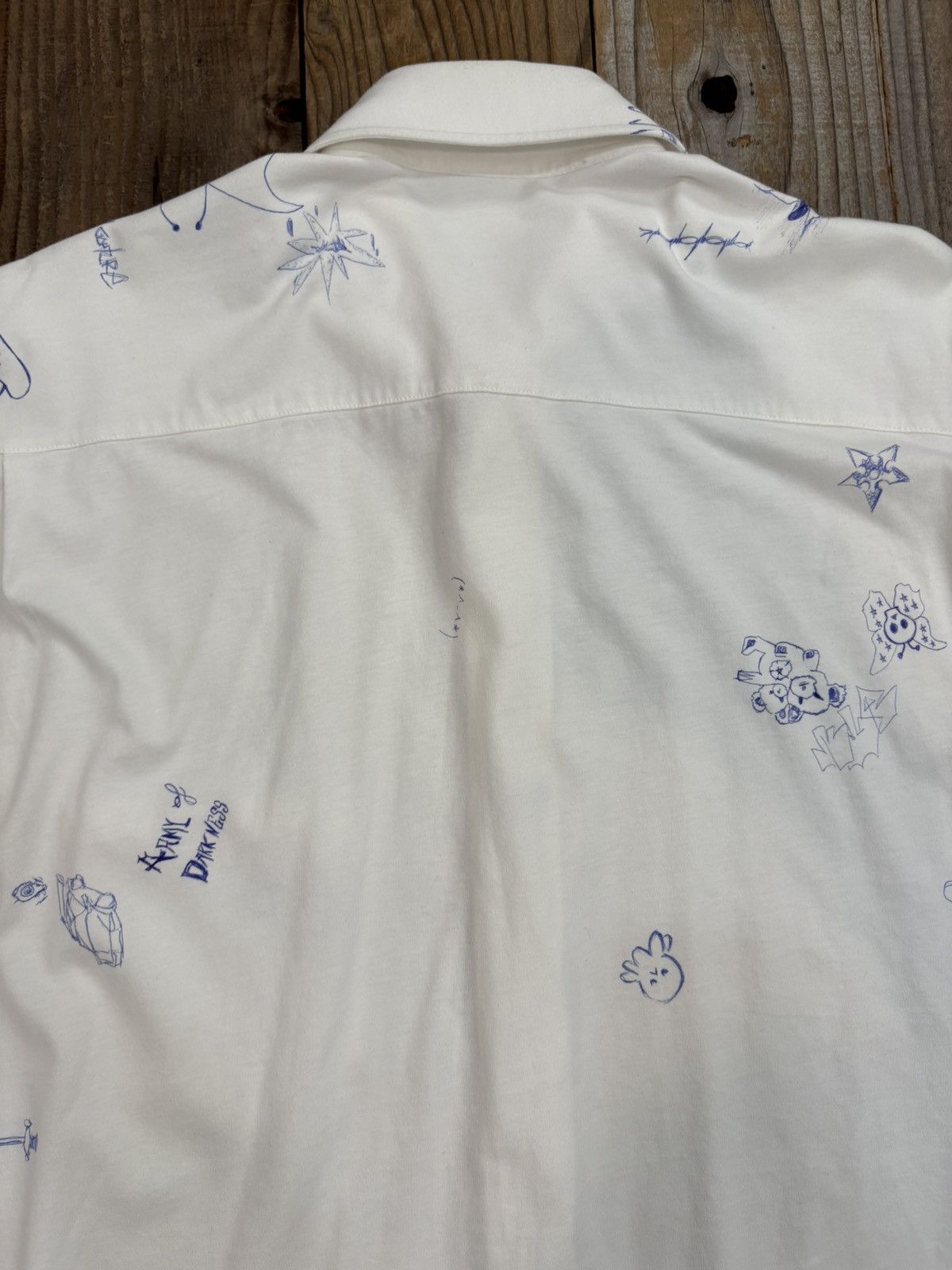 Vetements Garde Robe Oversized Scribble Shirt Size US S / EU 44-46 / 1 - 10 Thumbnail