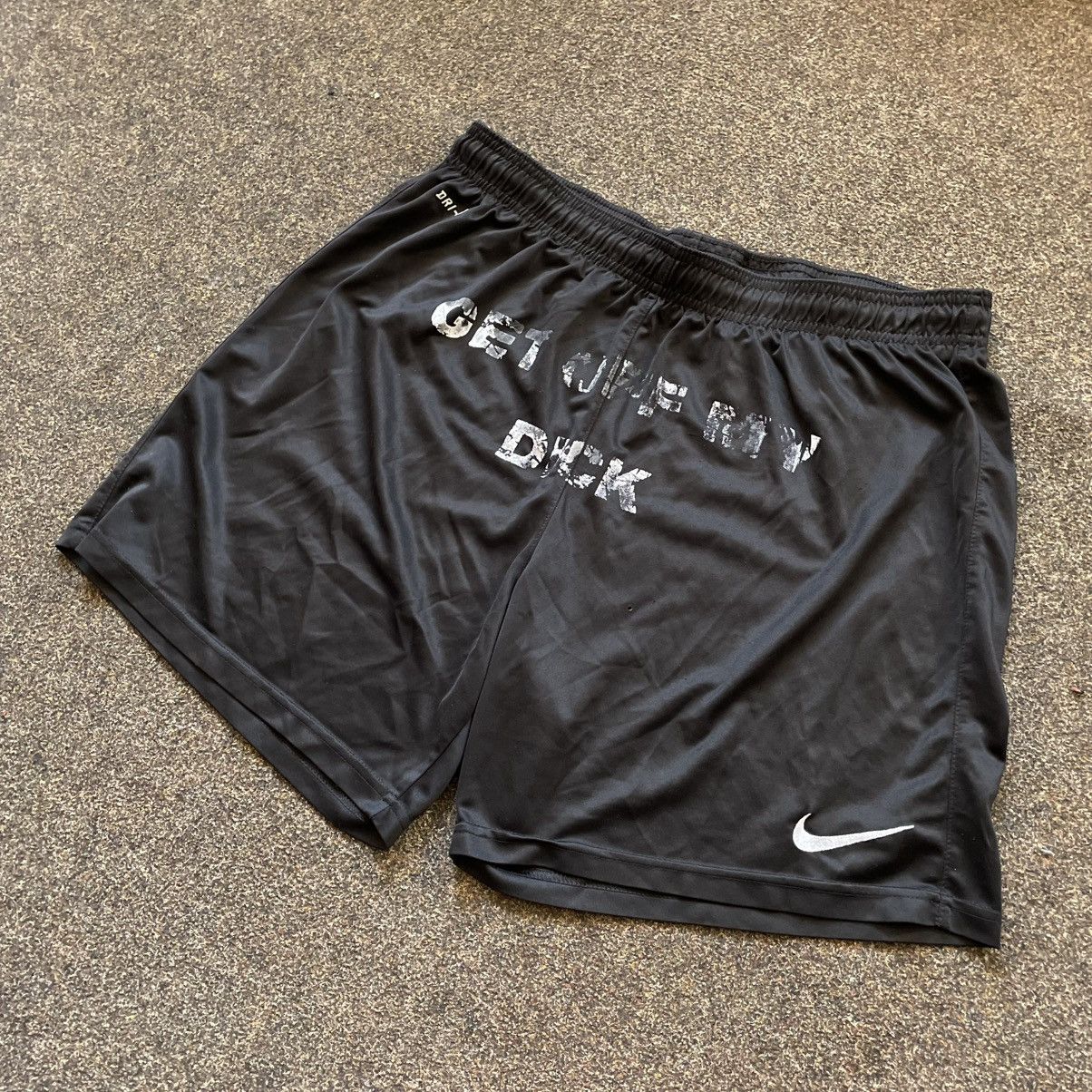 Vintage Y2K Nike Baggy Nylon Shorts Black Vintage Streetwear Goth 34 Size US 34 / EU 50 - 3 Thumbnail
