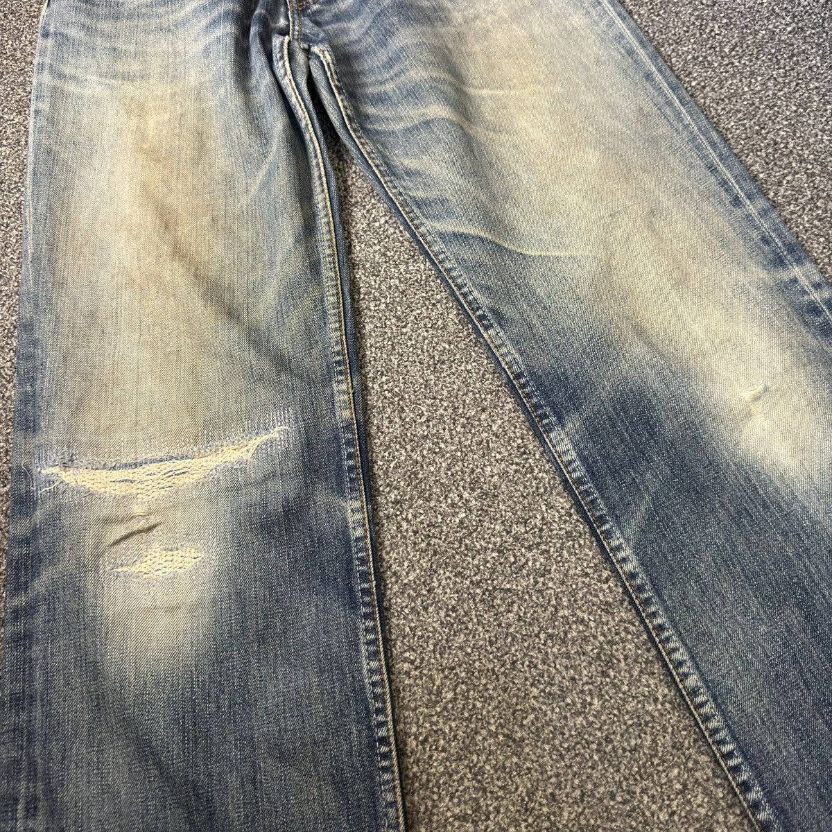 Levi's Vintage Clothing Vintage Levis 502-03 Rusty Dirty Aging Distressed Denim Size US 31 - 4 Thumbnail