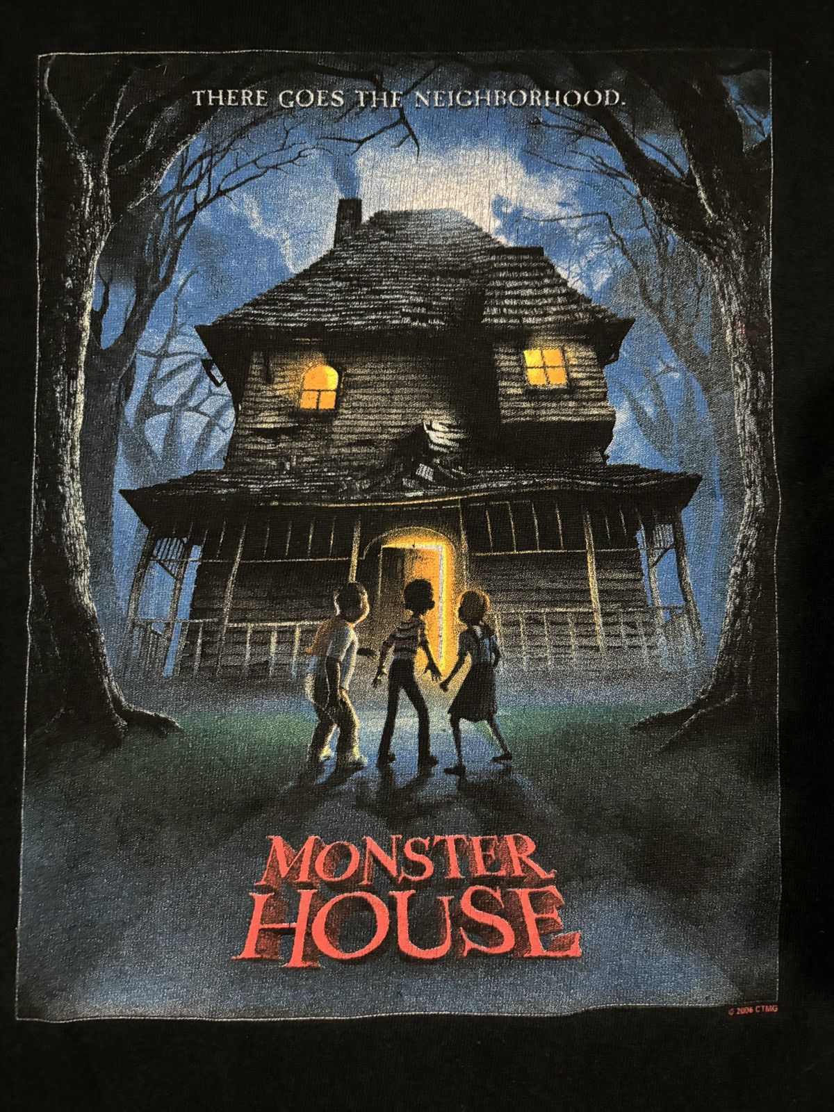Vintage Vintage Rare Monster House 2006 Movie Promo Size US L / EU 52-54 / 3 - 3 Thumbnail
