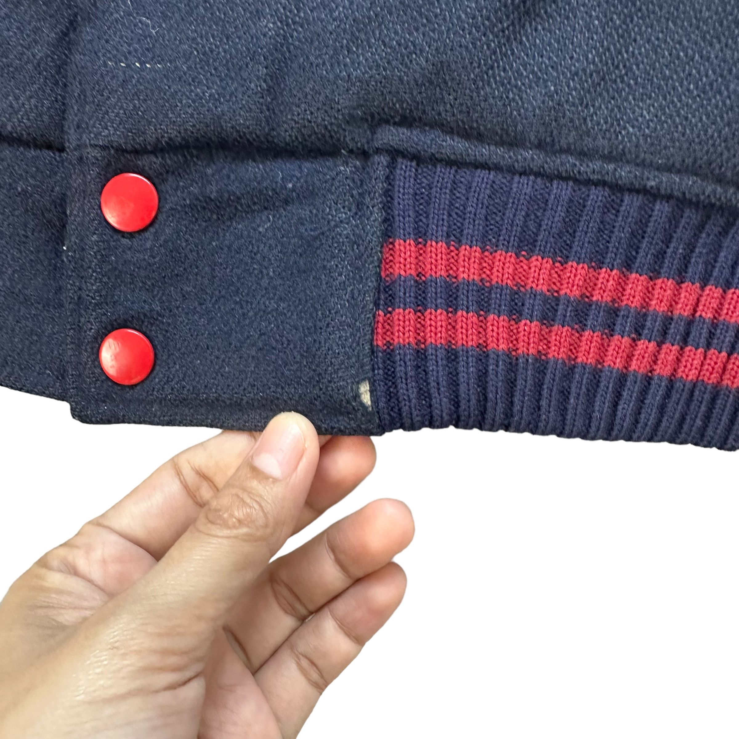 Japanese Brand TRASHED MR. U WOOL VARSITY JACKET #8989-46 Size US L / EU 52-54 / 3 - 6 Thumbnail