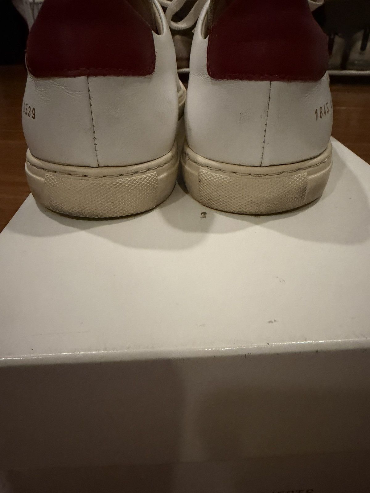 Common Projects Common projects achillies retro low white/red Size US 8 / EU 41 - 3 Thumbnail