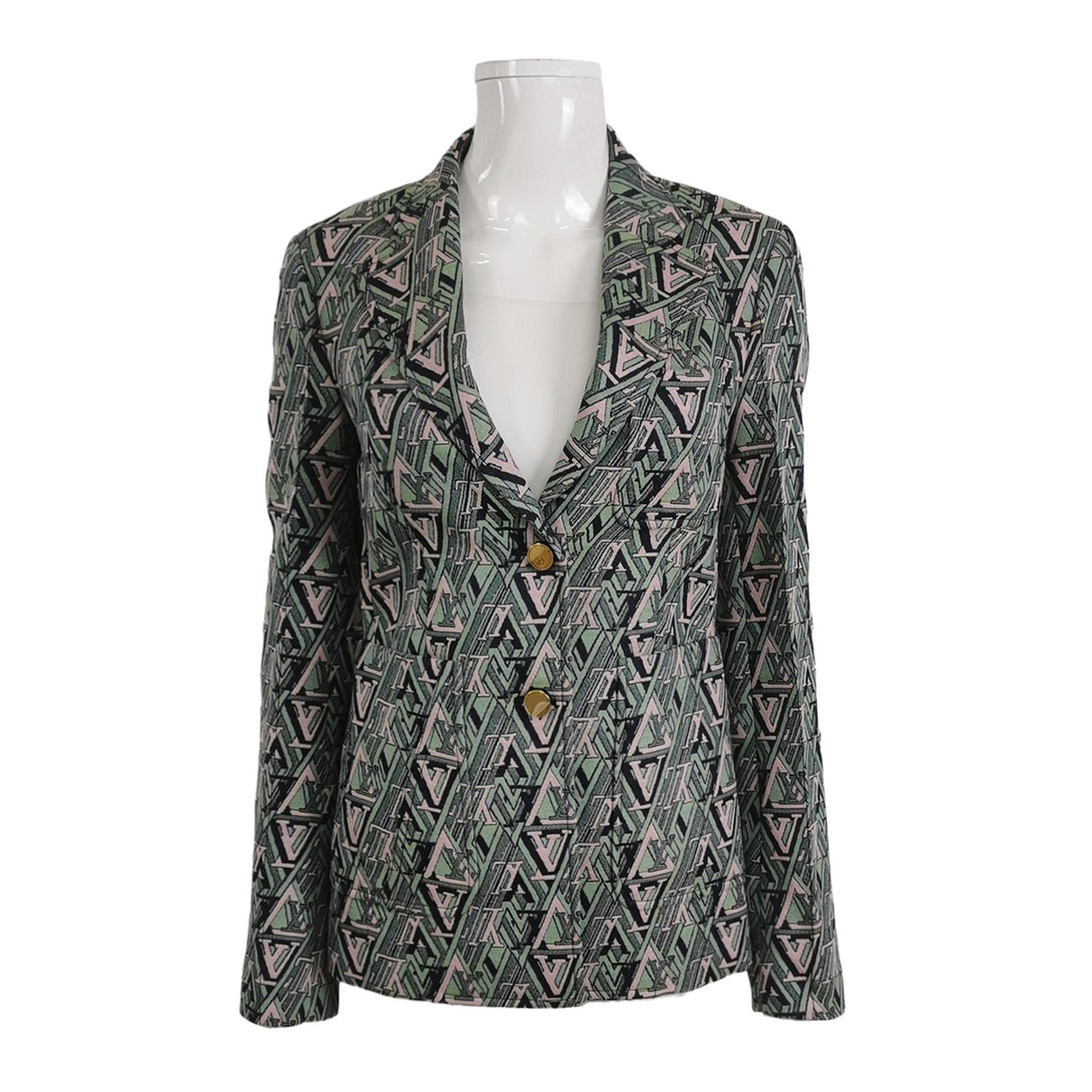 Louis Vuitton Louis Vuitton Monogram Print Blazer Size 36 Size XS / US 0-2 / IT 36-38 - 1 Thumbnail