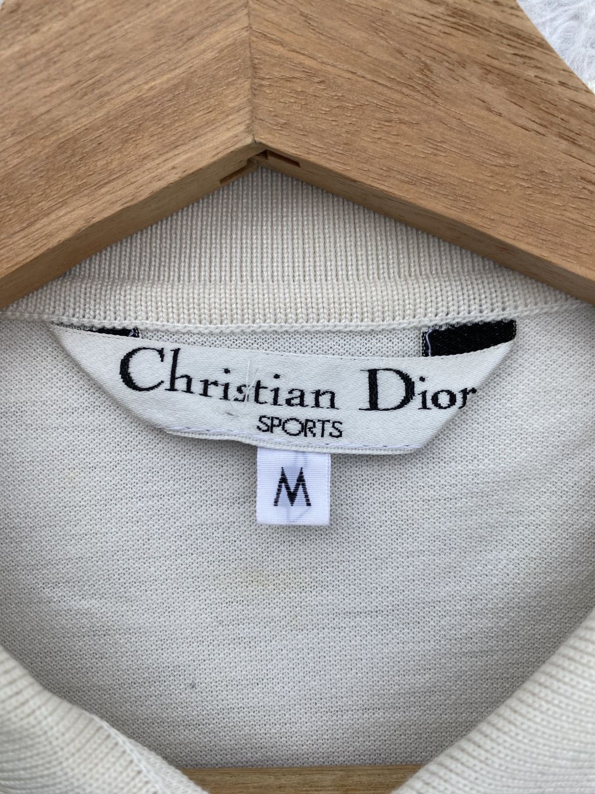 Christian Dior Monsieur Rare Vintage 90s Christian Dior Sport Spellout Polo Shirt Size US M / EU 48-50 / 2 - 10 Thumbnail
