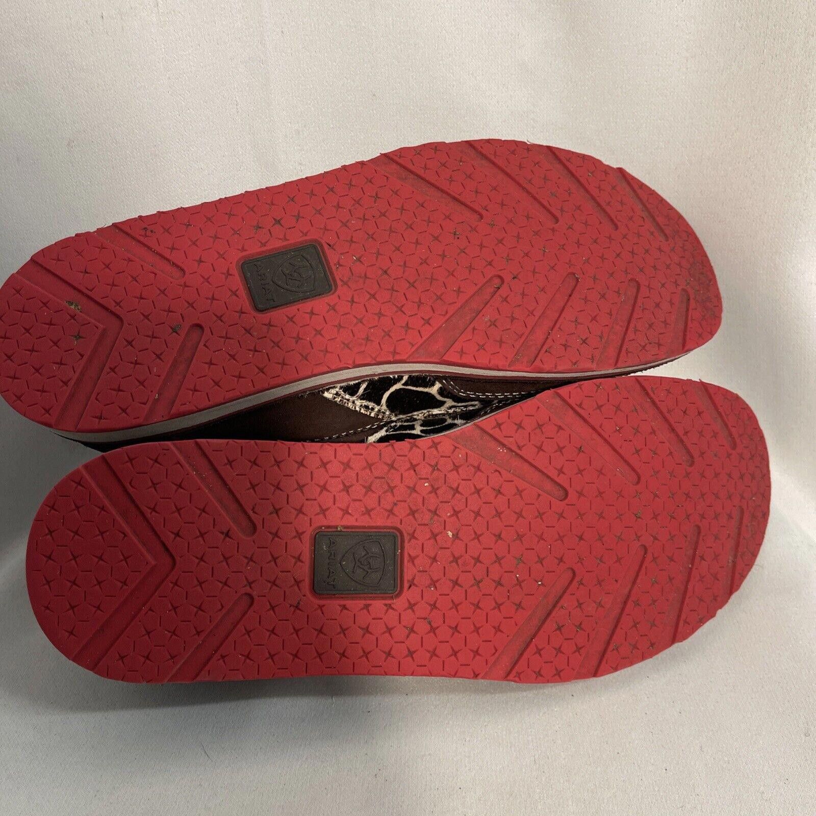 Ariat Ariat Cruiser Women's 7B Shoes Loafers Brown Giraffe Suede Size US 7 / IT 37 - 7 Thumbnail