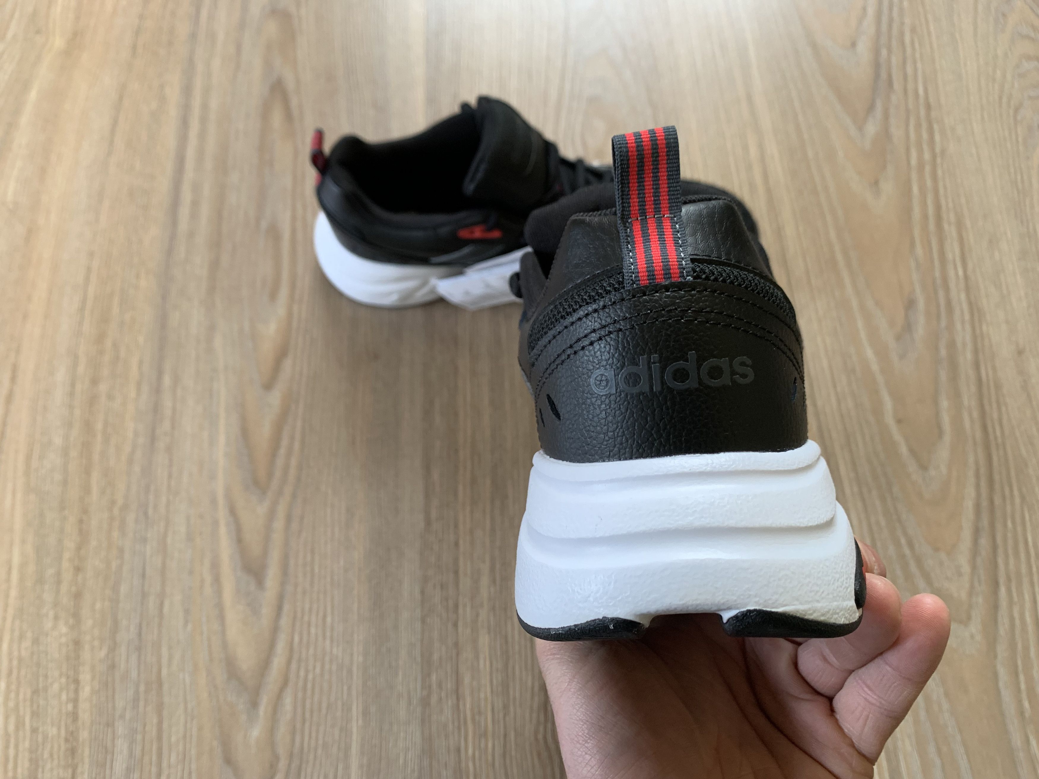 Mens Adidas Strutter Black Sneakers