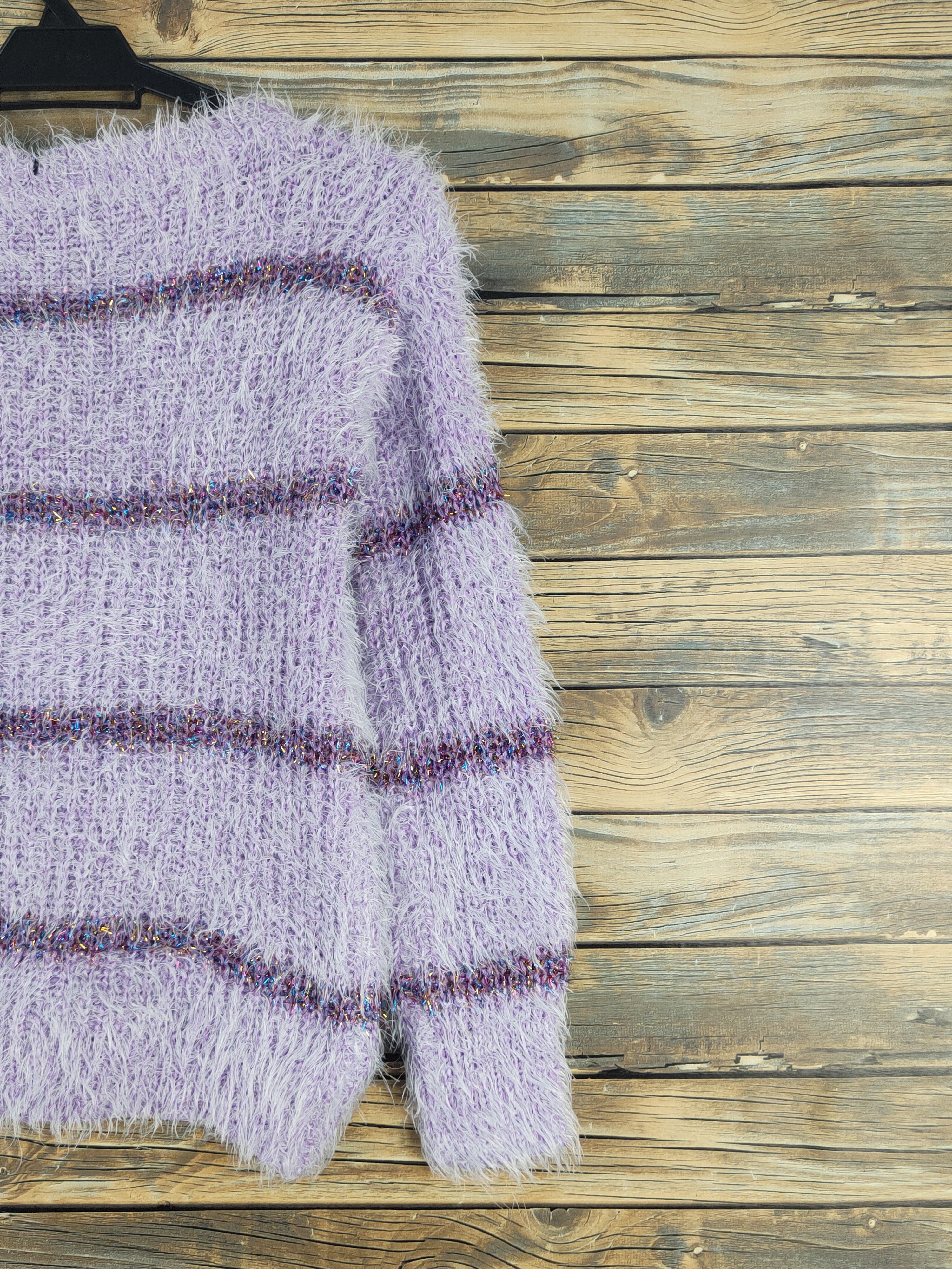 Japanese Brand Japanese Brand Purple Shag Shaggy Fur Mohair Knitwear #W1657 Size S / US 4 / IT 40 - 9 Thumbnail