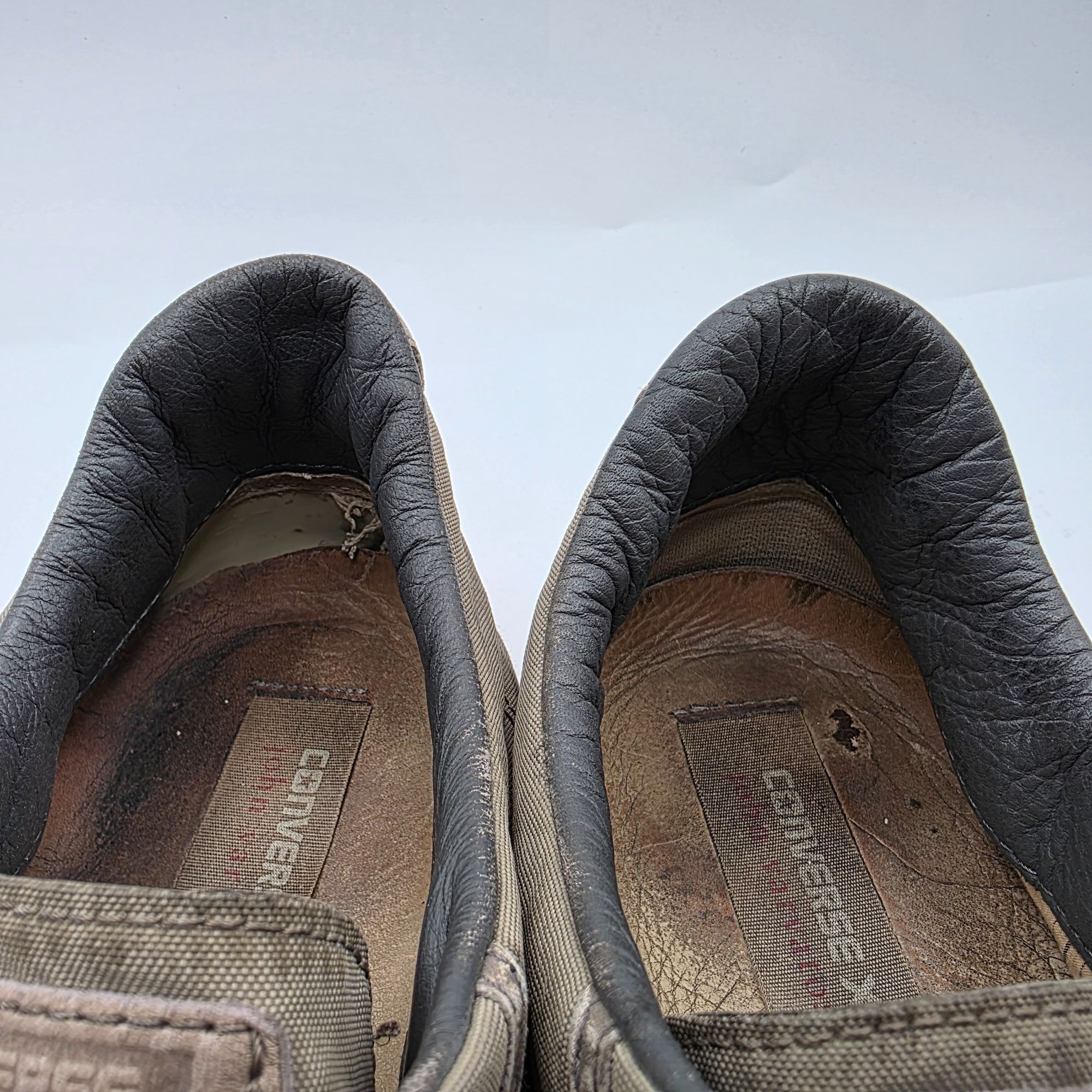 Converse × John Varvatos Converse x John Varvatos Mens Size 11 Gray Laceless Slip On Size US 11 / EU 44 - 6 Thumbnail