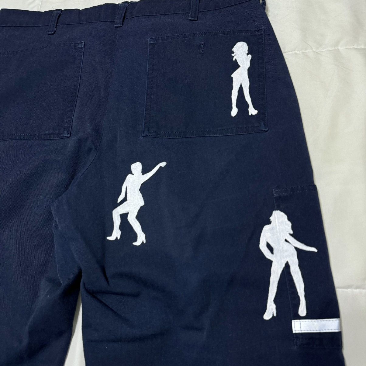 Vintage Custom Blue Cargo Pants Size US 36 / EU 52 - 12 Thumbnail