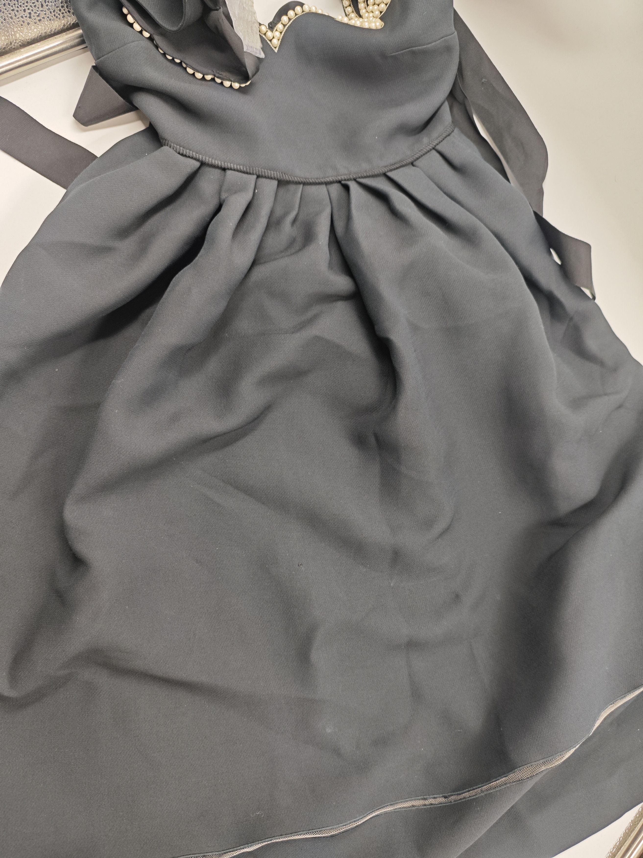 Fendi Fendi Little Black Dress with Pearl Detail Size S / US 4 / IT 40 - 7 Thumbnail
